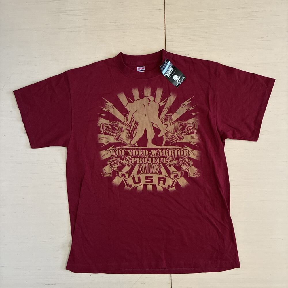 WOUNDED WARRIOR PROJECT Men's Size L Short Sleeve USA T-Shirt